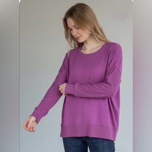[L] RBX Purple Long Sleeve Top